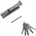 Цилиндр Abus KD6N Z50/K60, 50x60 мм, ключ/вертушка, цвет никель, SM-82441719