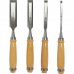 Набор стамесок с деревянными ручками Спец 6-24 мм, 4 шт., SM-82455619
