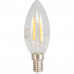 Лампа светодиодная филаментная Osram E14 220 В 5 Вт свеча прозрачная 520 лм тёплый белый свет, для диммера, SM-82455738