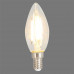 Лампа светодиодная филаментная Osram E14 220 В 5 Вт свеча прозрачная 520 лм тёплый белый свет, для диммера, SM-82455738
