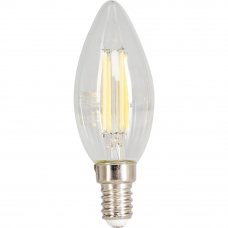 Лампа светодиодная филаментная Osram E14 220 В 5 Вт свеча прозрачная 520 лм белый свет, для диммера