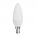 Лампа светодиодная Lexman E14 220 В 5 Вт свеча матовая 470 лм, тёплый белый свет, SM-82456917