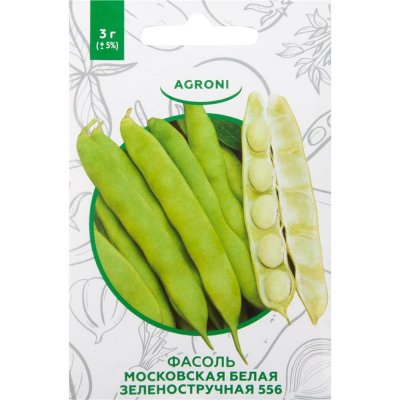 Семена Фасоль «Московская белая зелёностручная 556» XS, SM-82457673