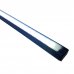 Профиль алюминиевый для светодиодной ленты, прямой, накладной, 1 м, цвет чёрный, SM-82458030