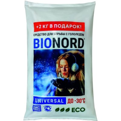Антигололедный реагент Бионорд Universal 12 кг, SM-82460171