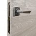 Дверь межкомнатная глухая ламинация цвет ясень серый 70х200 см (с замком), SM-82472493