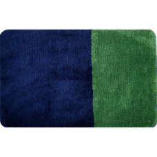 Коврик для ванной комнаты Halle 50x80 см цвет синий/зелёный