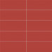 Плитка настенная Azori «Festa» 20.1x50.5 см 1.52 м² цвет красный, SM-82472928