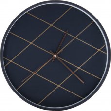 Часы настенные «Ромбы в темном» 30 см