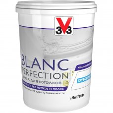 Краска для потолков V33 «Blanc Perfection» цвет белый 0.9 л