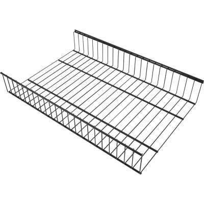 Полка-корзина проволочная НСХ 95x553x379 мм, цвет черный, SM-82482711