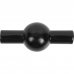 Ручка-кнопка мебельная K-1140, цвет матовый черный, SM-82482876