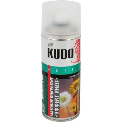 Покрытие аэрозольное Kudo для стекла цвет иней 0.52 л, SM-82491882
