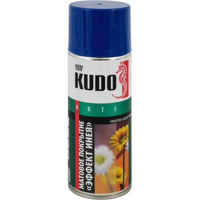 Покрытие аэрозольное Kudo для стекла цвет голубой 0.52 л, SM-82491884