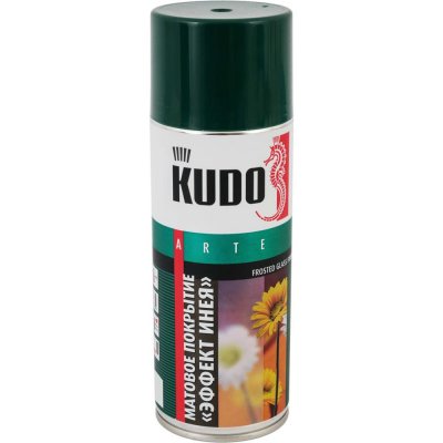 Покрытие аэрозольное Kudo для стекла цвет зелёный 0.52 л, SM-82491886