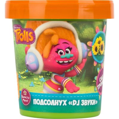 Горшок Trolls «Подсолнух DJ звуки», SM-82492024