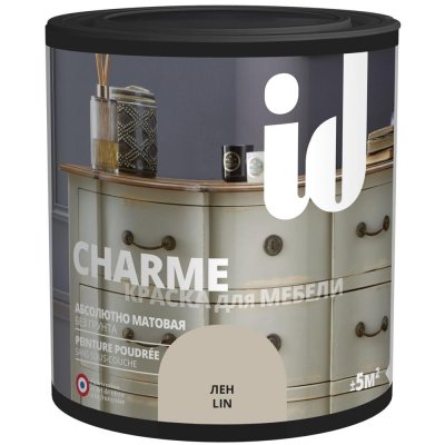 Краска для мебели ID Charme цвет лён 0.5 л, SM-82494133