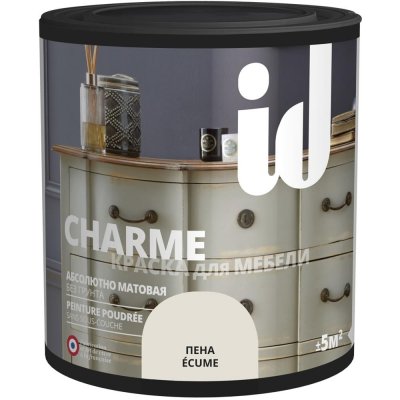 Краска для мебели ID Charme цвет пена 0.5 л, SM-82494136