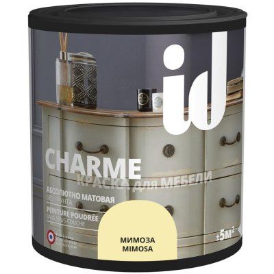Краска для мебели ID Charme цвет мимоза 0.5 л, SM-82494137