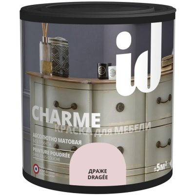 Краска для мебели ID Charme цвет драже 0.5 л, SM-82494139
