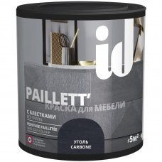Краска для мебели ID Paillett цвет уголь 0.5 л