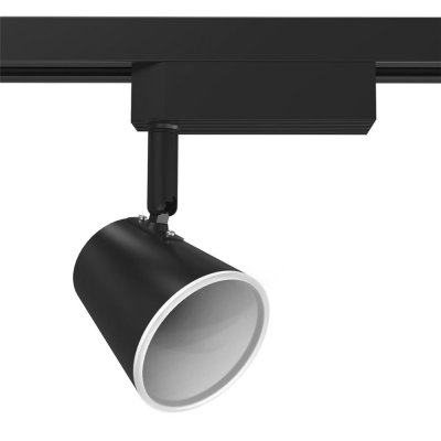 Трековый светильник светодиодный Gauss 5 Вт, 1.5 м², цвет черный, SM-82499590