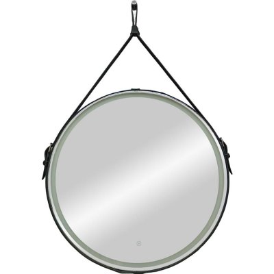 Зеркало на ремне с подсветкой Belt Black LED Ø65 см, SM-82504944