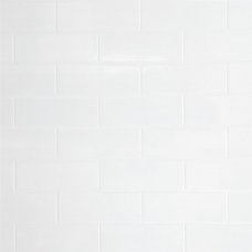 Стеновая панель "Компакт брик" 240х0.4х60 см, HPL-пластик, цвет белый