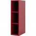 Каркас навесной открытый декоративный Delinia "Аша" 20x35x76.8 см, ЛДСП цвет красный, SM-82520353