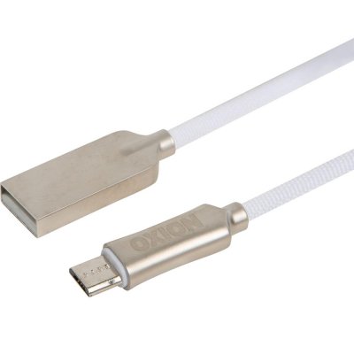 Дата-кабель microUSB Oxion SC034M цвет белый, SM-82521437