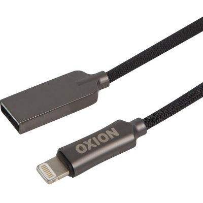Дата-кабель 8PIN Oxion SC034A цвет чёрный, SM-82521443