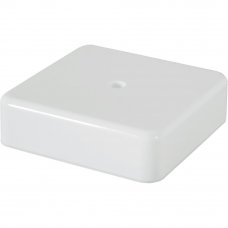 Коробка распределительная 75x75x20 мм цвет белый, IP20