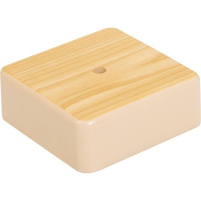 Коробка распределительная 75x75x28 мм цвет сосна, IP21, SM-82536119