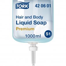 Жидкое мыло-гель для волос и тела Tork S1 1 л