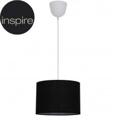 Светильник подвесной Inspire Sitia D29, 1 лампа, 2.3 м², цвет черный