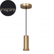 Светильник подвесной Inspire Hoki, 1 лампа, 3 м², цвет латунь