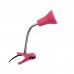 Рабочая лампа настольная Inspire Salta на прищепке, цвет розовый, SM-82551255