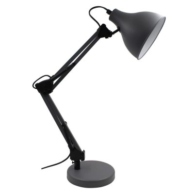 Рабочая лампа настольная Inspire Ennis, цвет серый, SM-82551257