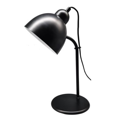 Рабочая лампа настольная Inspire Leo, цвет чёрный, SM-82551263