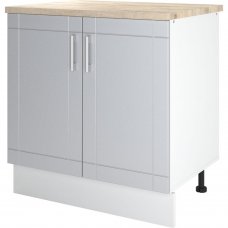 Шкаф напольный «Тортора» 80x86х60 см, МДФ, цвет серый