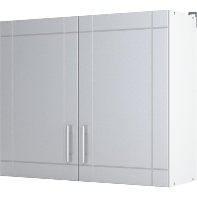 Шкаф навесной «Тортора» 80x67.6х29 см, МДФ, цвет серый, SM-82555617