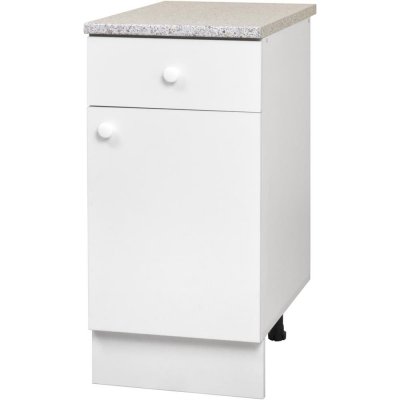 Шкаф напольный " Бэлла" 40x86x60 см, ЛДСП, цвет белый, SM-82557150