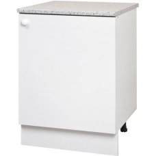 Шкаф напольный "Бэлла" 60x86x60 см, ЛДСП, цвет белый