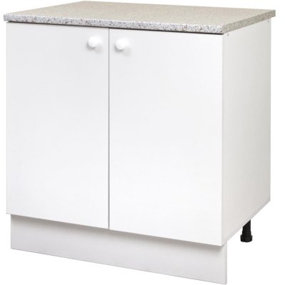 Шкаф напольный "Бэлла" 80x86x60 см, ЛДСП, цвет белый, SM-82557152