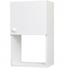 Шкаф навесной "Бэлла 20 Аква" 40x67.6x29 см, ЛДСП, цвет белый