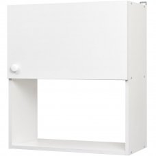 Шкаф навесной "Бэлла" 60x67.6x29 см, ЛДСП, цвет белый
