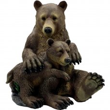 Садовая фигура «Два медведя» высота 43 см