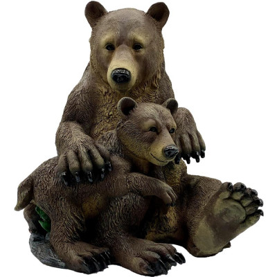Садовая фигура «Два медведя» высота 43 см, SM-82558141