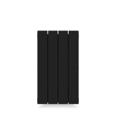 Радиатор Rifar Supremo 500, 4 секции, цвет чёрный, биметалл, SM-82560800