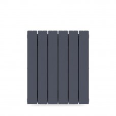 Радиатор Rifar Supremo 500, 6 секций, цвет серый, биметалл